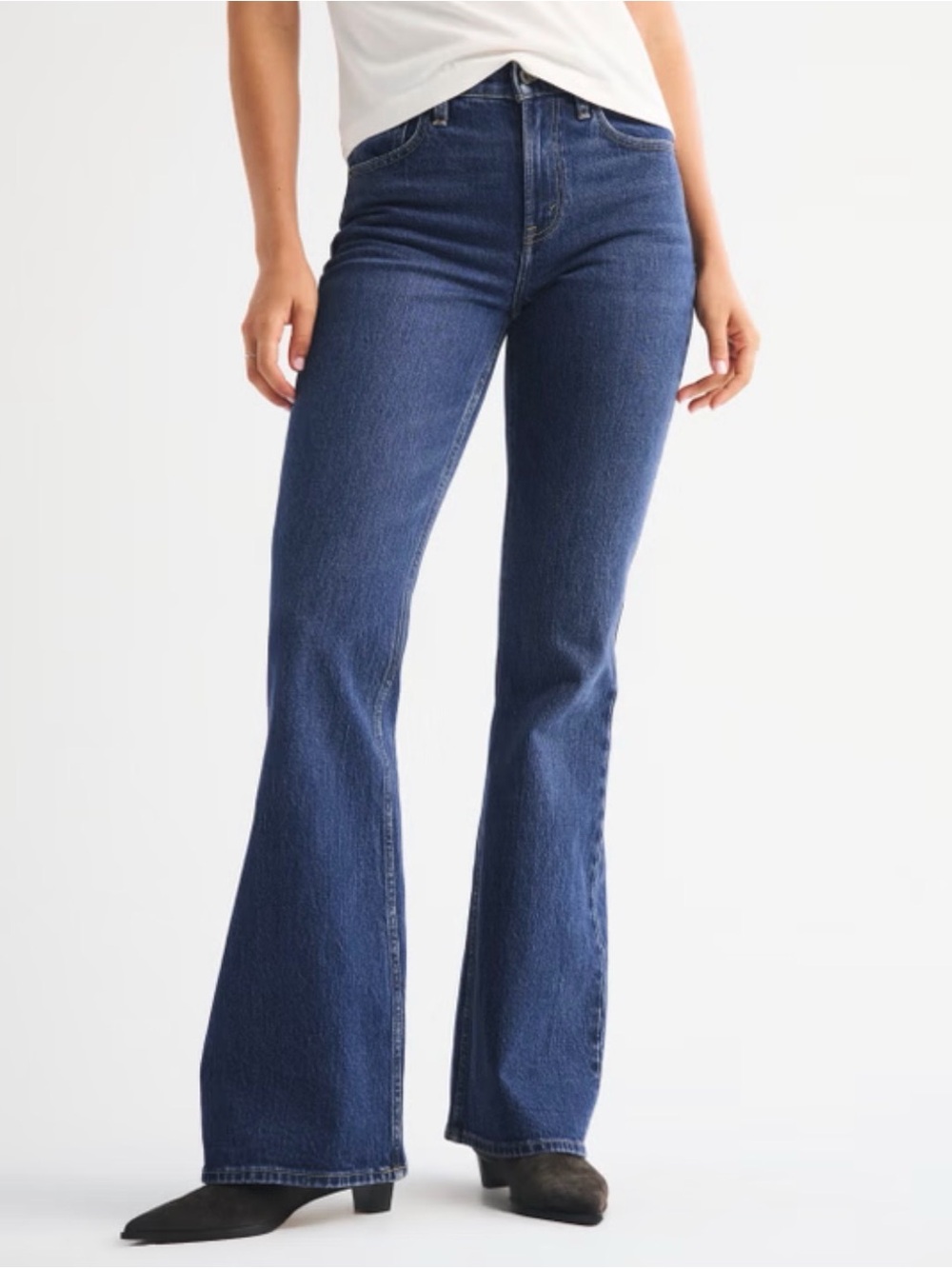 Abercrombie & Fitch The Flare Ultra High Rise Flare Jeans Women's 10/30 Light Wa